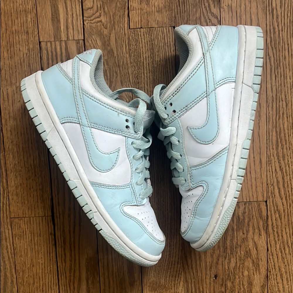 Nike White and Blue Nike Dunks